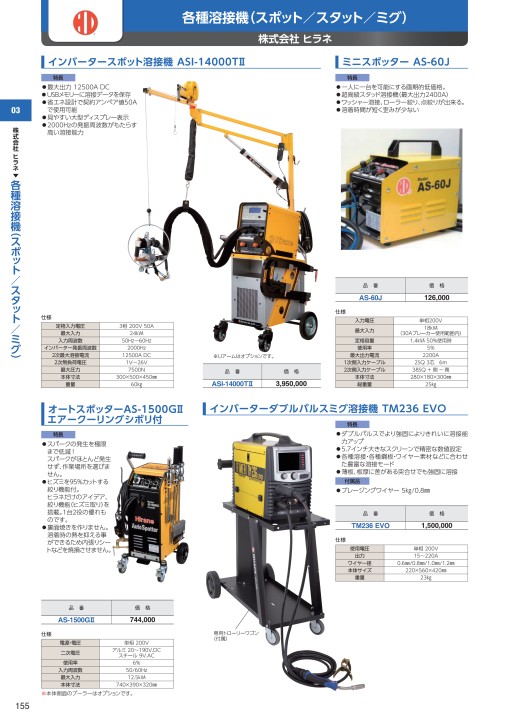 ミニスポッター／オートスポッター／株式会社ヒラネ／SYSTEM FOUR